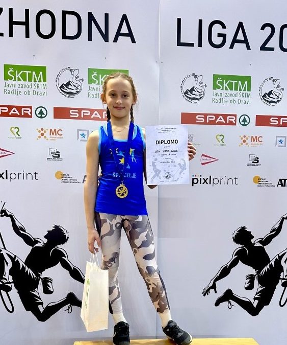 Kiara Katja Jerič iz 5. b osvojila zlato medaljo